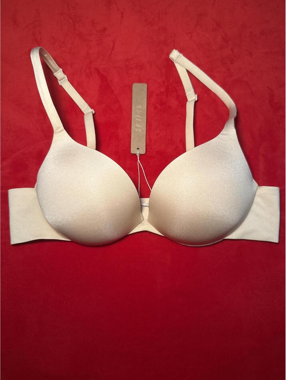 Skims Ultimate Push Up Plunge Bra Color Sand Size 34D